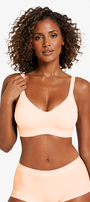 Jelly Bras for Women No Underwire Full Coverage Push Up Bra Wireless Seamless Bra Comfortable Tshirt Bralettes Nude