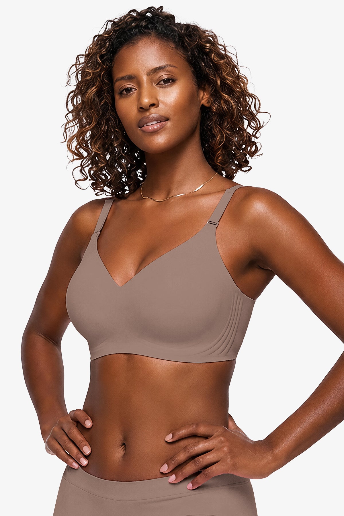 Jelly Bras for Women No Underwire Push Up Seamless Supportive Plunge Bra Full Coverage Comfortable Bralettes Grey