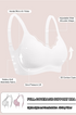 White seamless push-up bra with 3D contour cups and micro-air holes