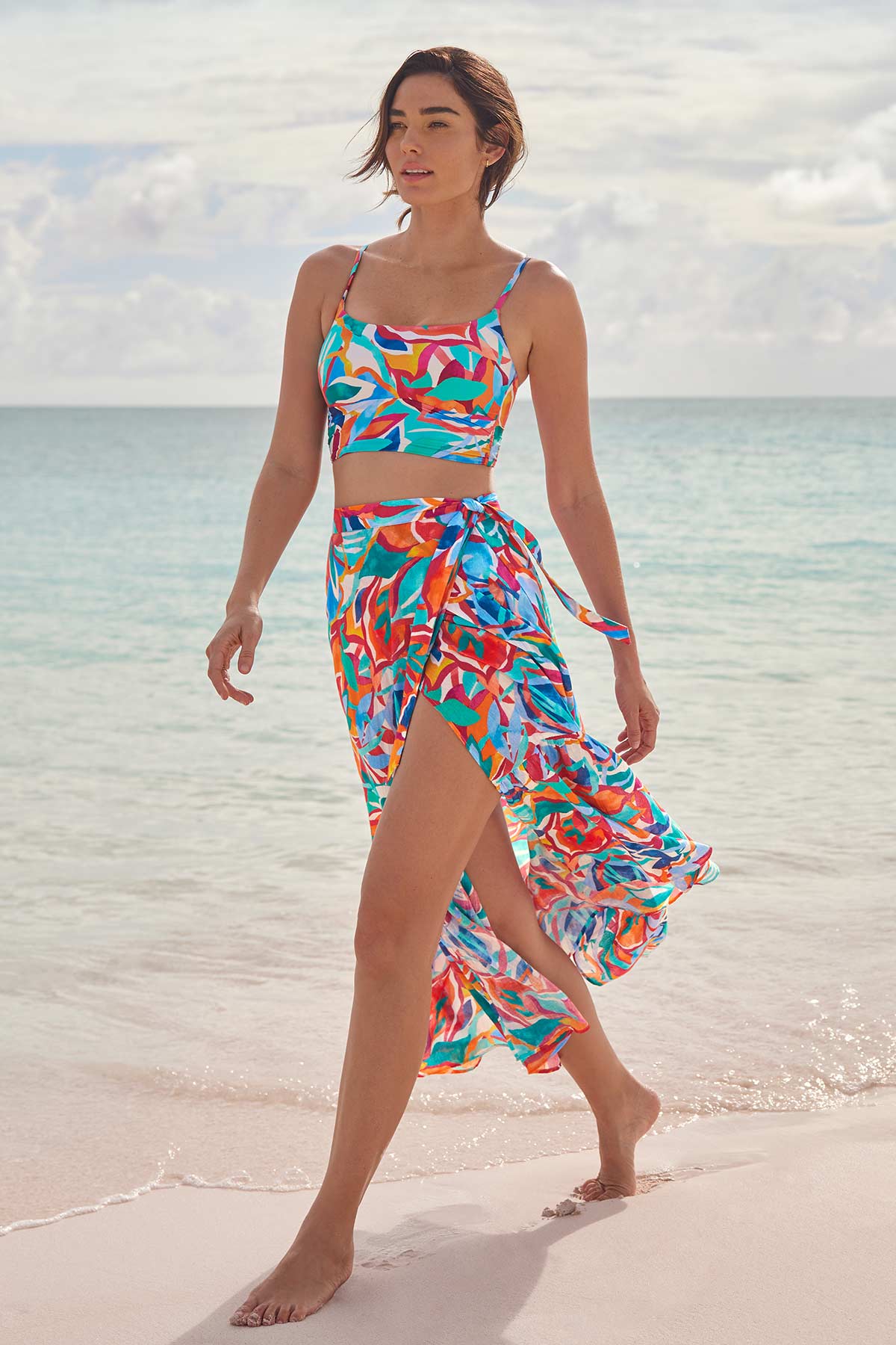 Cove Wrap Skirt - Radiant Floral