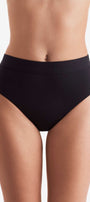 Brooke High Waist Pant - Black Lido Rib