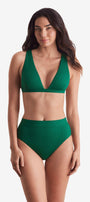 Dakota Bra - Emerald Lido Rib
