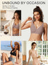 Jelly Bra grey deep V wireless t-shirt bra, worn look with supportive fit and adjustable straps