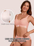 Pink scalloped bra with smooth, invisible under-clothing look