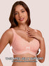 Pink jelly-support bra with lifting, contoured push-up cups